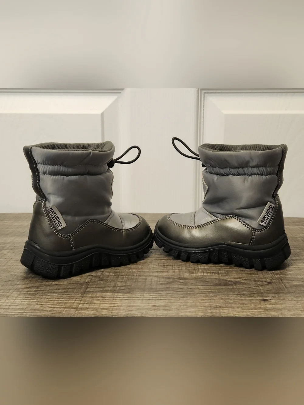 Naturino Infant Gray Winter Boots - Waterproof Size 22/US 6